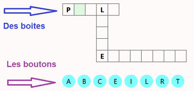 Image of a Xanagrams game
